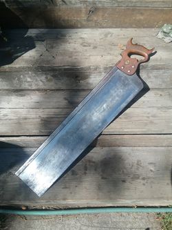 Henry Disston & Sons Backsaw..29" blade