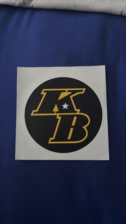 KB Kobe Bryant Tribute Sticker Decal