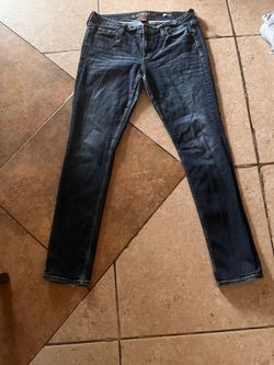 Dark denim jeans