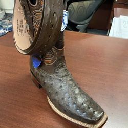 Nuevas botas vaqueras de piel Original para hombre con Cinturón 