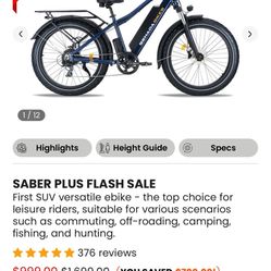 E-bike Senada Saber Plus