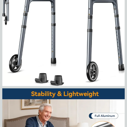 New Folding walker/ Nuevo andados completamente nuevo