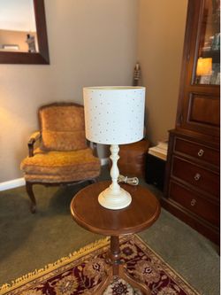 Pottery Barn Kids Table Lamp with Polka Dot Shade (Excellent Condition)