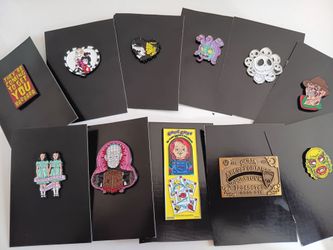 Horror Enamel Pins $5 each