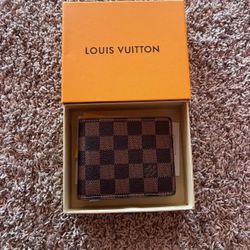 Vintage Louis Vuitton Wallet Brown Grid