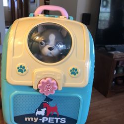 Pet Backpack Practical Exquisite Plastic Pretend Play Pet Care Set/ Read Description And Look At The Pictures 