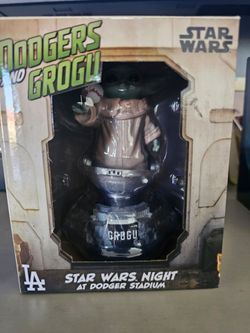 Grogu bobblehead dodgers