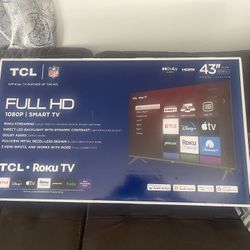 TCL 43” Smart TV