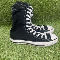 Converse Black & White All Star Shoes Mid Calf High Men’s 4  Women’s 5 Chuck Taylor