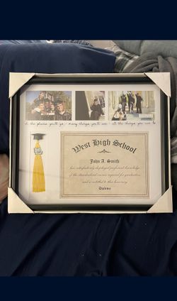Graduation photo frame