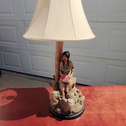 Vintage Indian Lamp - Excellent Condition 