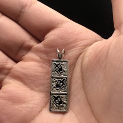 925 Sterling Silver With Turtle Figures
