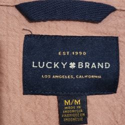 Lucky Brand Sort Sleeve Shirt size M
