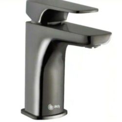 AKDY Single Hole Single-Handle Bathroom Faucet in Brushed Graphite Black