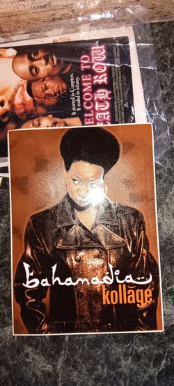 original 1996 promotional sticker for Bahamadia's classic debut album Kollage is a highly niche piece of golden-era hip-hop memorabilia.
Used