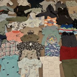 46 Pieces 0-3 Months Baby Boy Clothes 