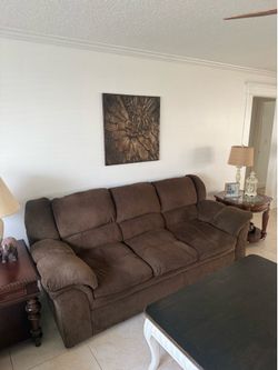 Brown couch