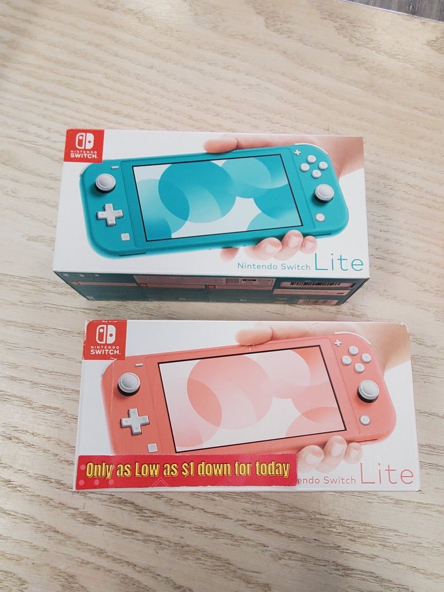 Nintendo Switch Lite - $1 Down Today Only