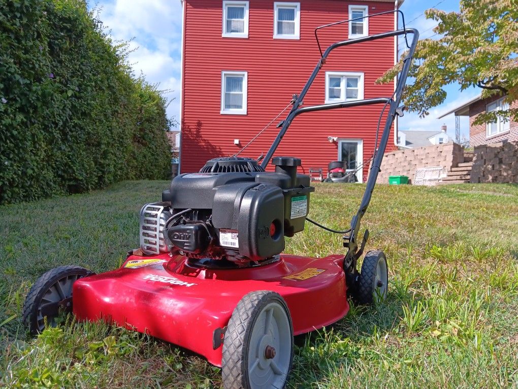 Hyper Tough 20" Side Discharge Push Lawn Mower w/ Height Adjusters