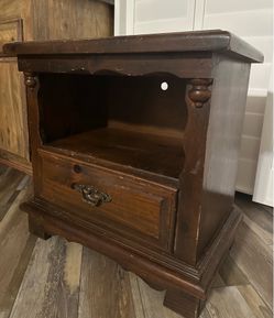 Wooden Nightstand