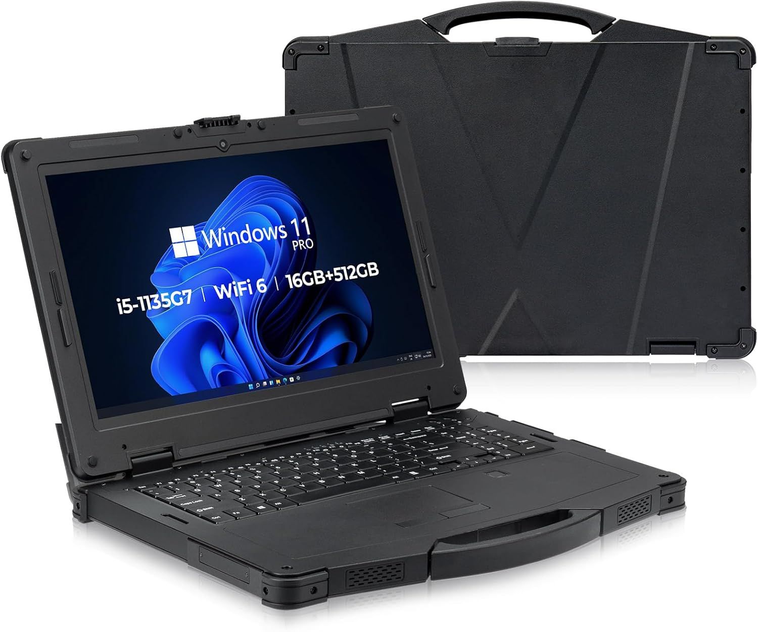 MUNBYN 15.6" Rugged Laptop Windows 11 Pro