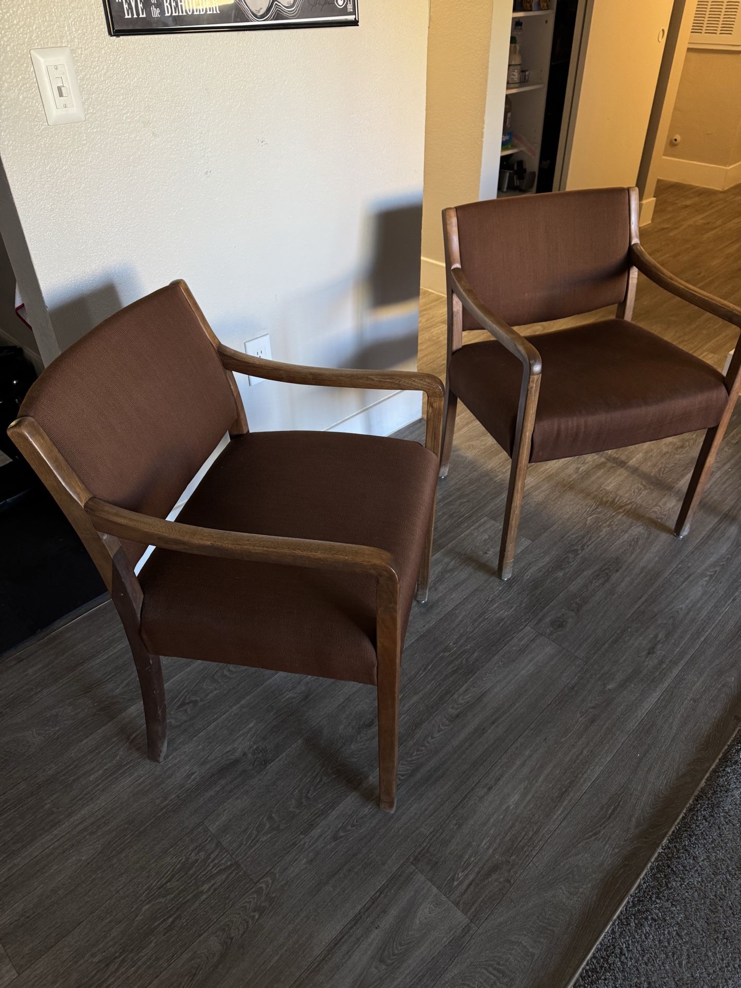 Mid Century chairs (pair)