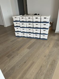 20 Folding Bankers Boxes With Tops