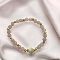 Rose Quartz Gemstones Bracelet 