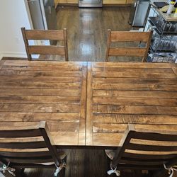 World Market "Garner" Kitchen Table W/ 4 Chair Set