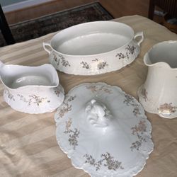 Antique China - Soup Tureen 