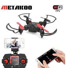 Metakoo Mini Drone for Kids, Quadcopter with WiFi FPV HD Camera, Altitude Hold, 4 Channels 6-Axis Gyro, Headless Mode, One-Key Takeoff/Landing/ Retur