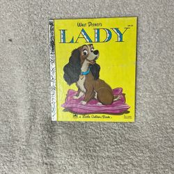  Walt Disney Lady A Little Golden Book