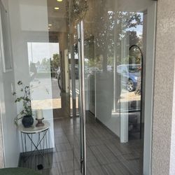 Commercial Frameless Tempered Glass Door with Hardware