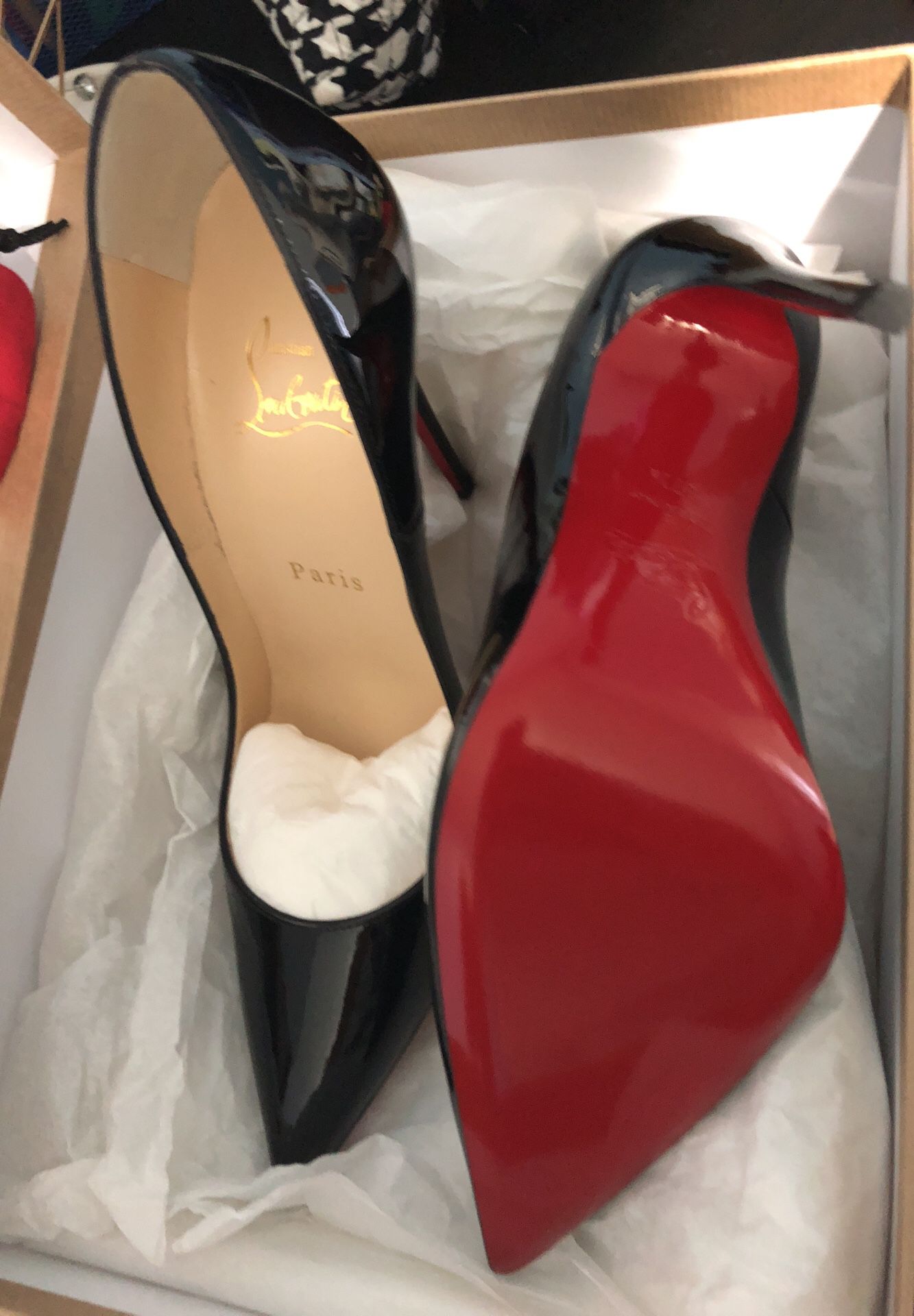 Late black Lou boutin heels real for Sale in Miami, FL - OfferUp