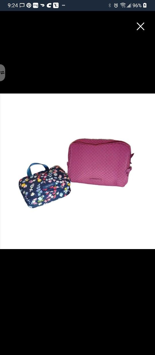 Vera Bradley Travel Set x2