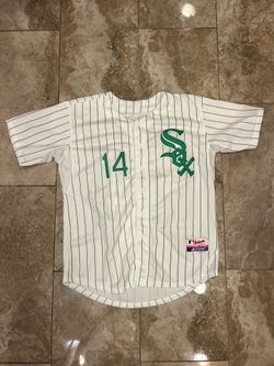 Majestic Chicago White Sox Paul Konerko Jersey Green Stitched ST. Patrick’s Size Small