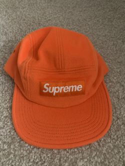 Supreme Orange camp cap