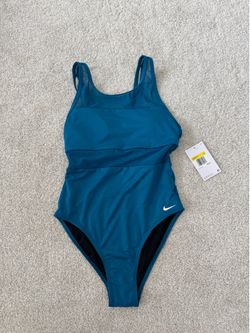 Nike Women's Teal-Blue One-Piece Swimsuit NWT size Small