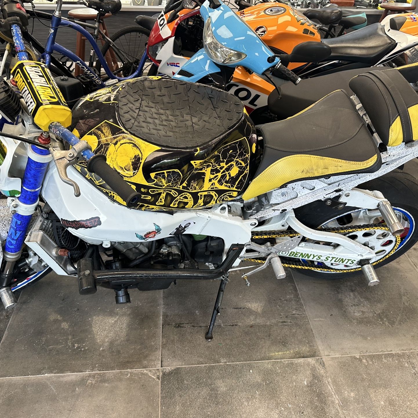 2004 Kawasaki, 636 Stunt Break Loads Invested Finance Possible for