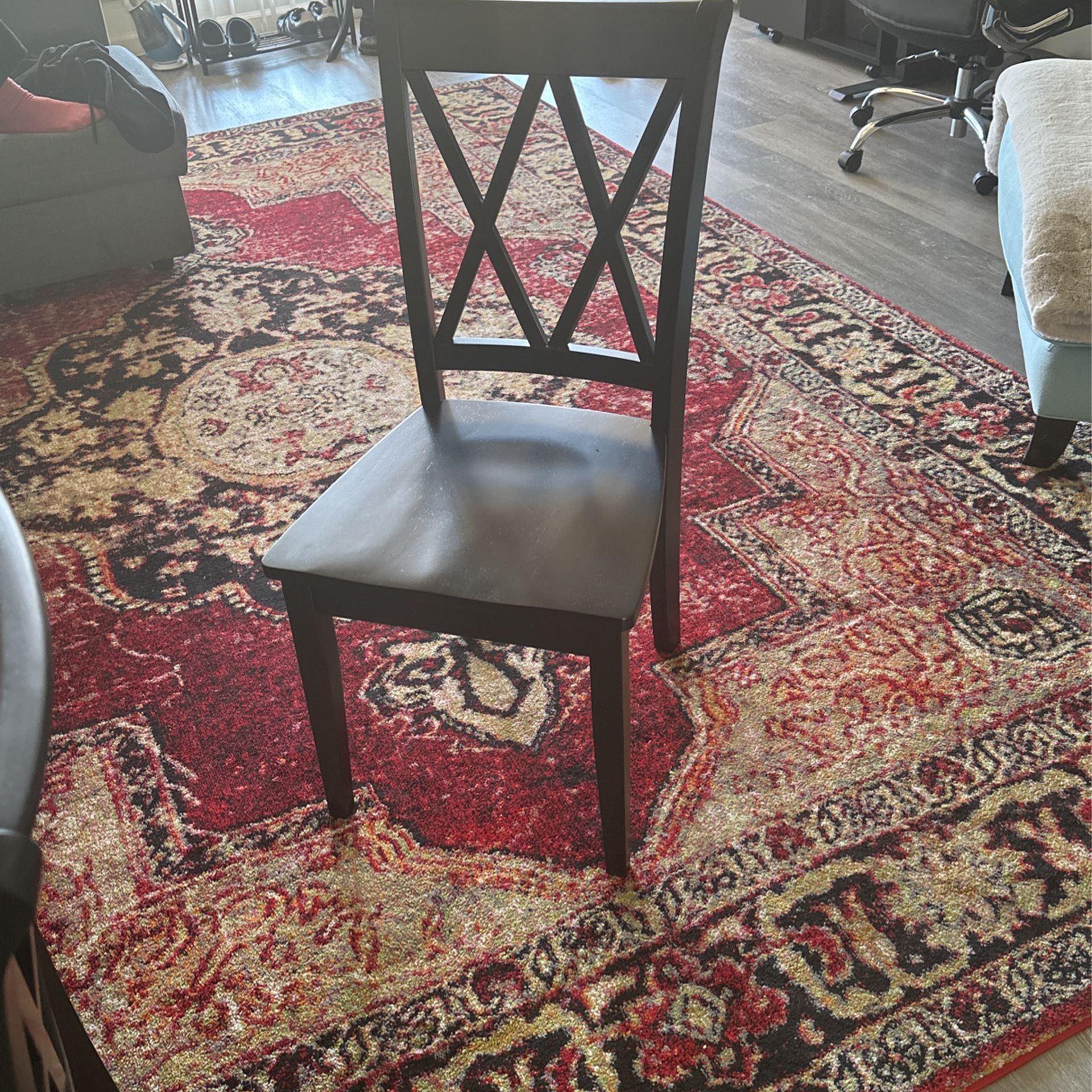 Brand New Black Wooden Dining Chair