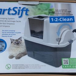 Cat Manual Self Cleaning Kittery Litter Box  NMB