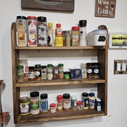 Wall Mounted Spice Rack