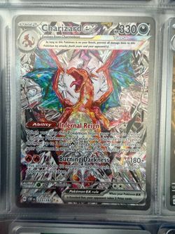 Charizard Pokemon card - obsidian flames