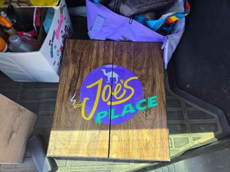 Vintage CAMEL CIGARETTES "JOE'S PLACE" DART BOARD