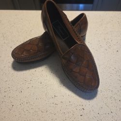 Bragano Woven Leather Loafers