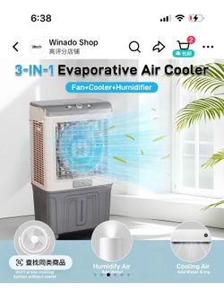 Water cooler fan