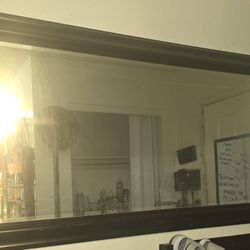 Black FramedRectangular Wall Mirror 