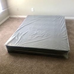 Full Size BOX SPRINGS Foundation for Mattress New Of Factory With it's Plastic Available In All Size Delivery Same Day