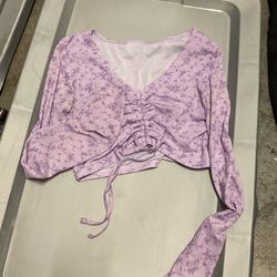 purple long sleeve