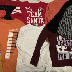 Boys Long Sleeve & Button Up Shirts XS-S